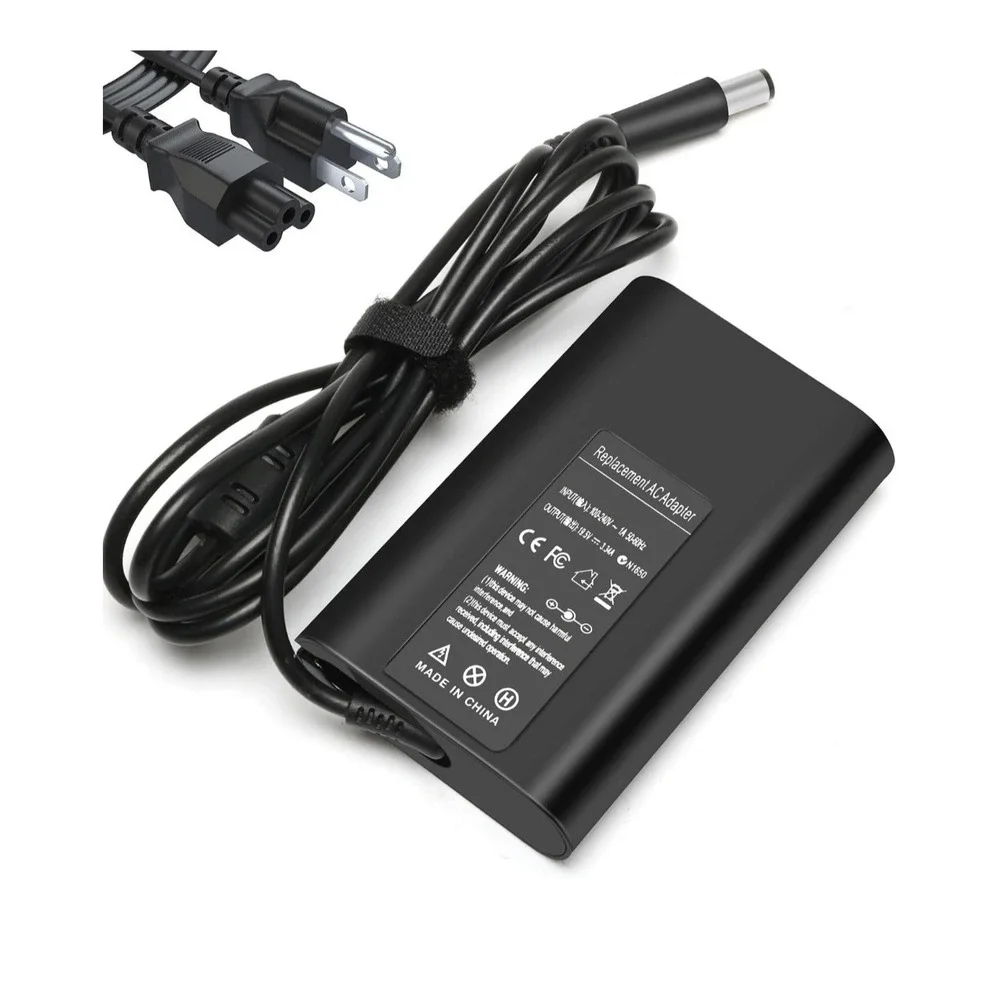 Dell 65W Large Barrel Laptop Charger AC Adapter PA-12 LA65NS2-01 19.5V 3